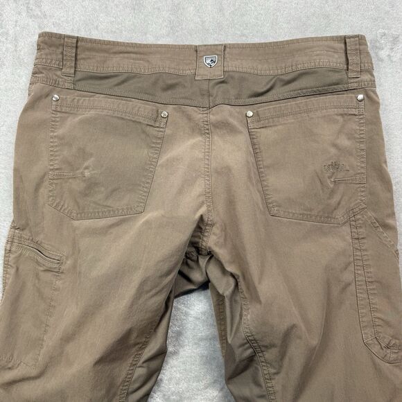 KUHL Radikl Pants Men’s 38x30 Tan Cargo Performance Hiking Outdoors Stretch - Picture 4 of 12